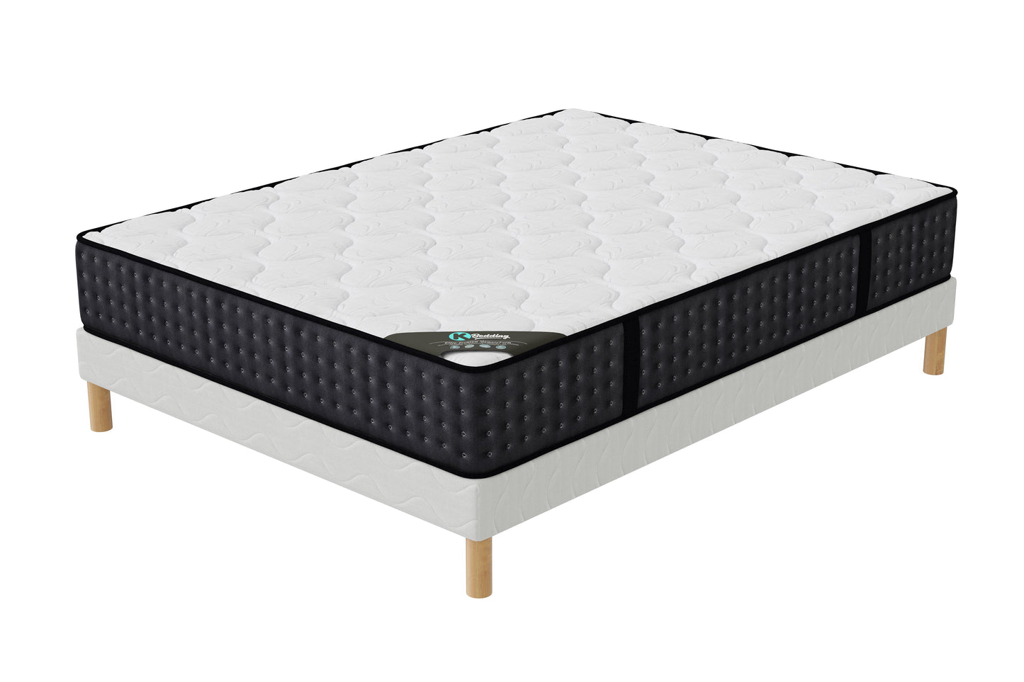 Ensemble COSMOS Sommier + Matelas Hauteur 26CM