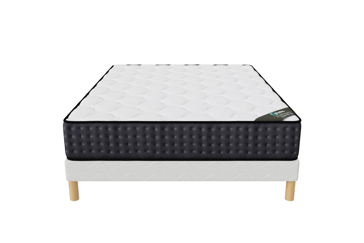Ensemble COSMOS Sommier + Matelas Hauteur 26CM