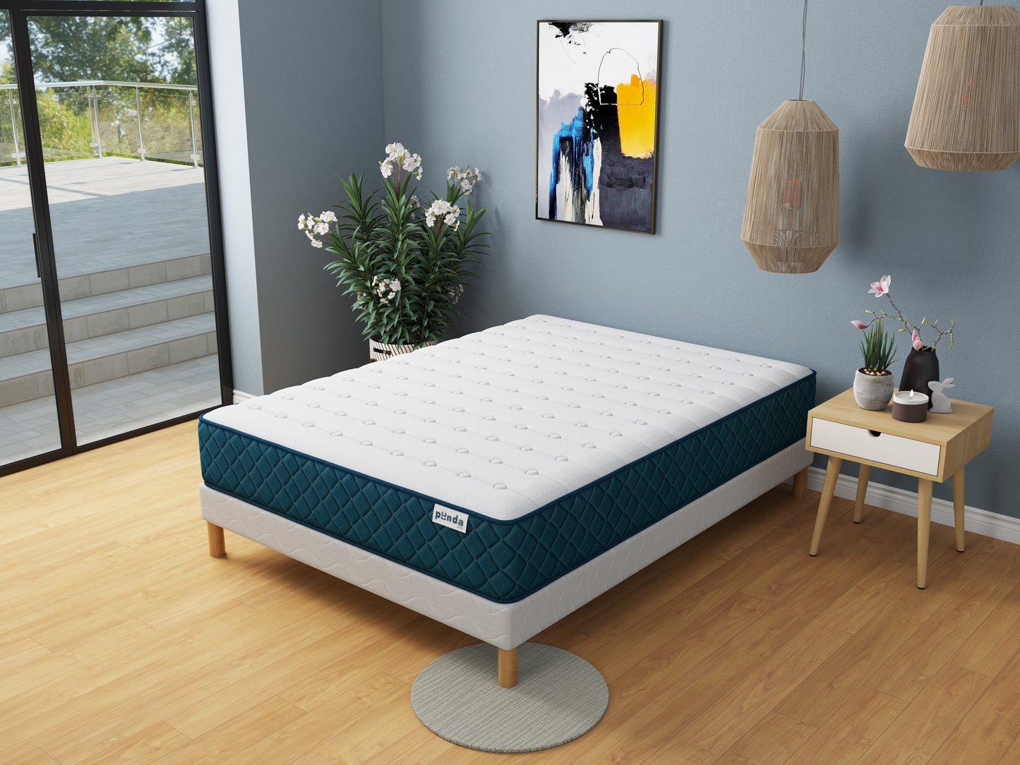 Matelas PANDA BLUE 24cm