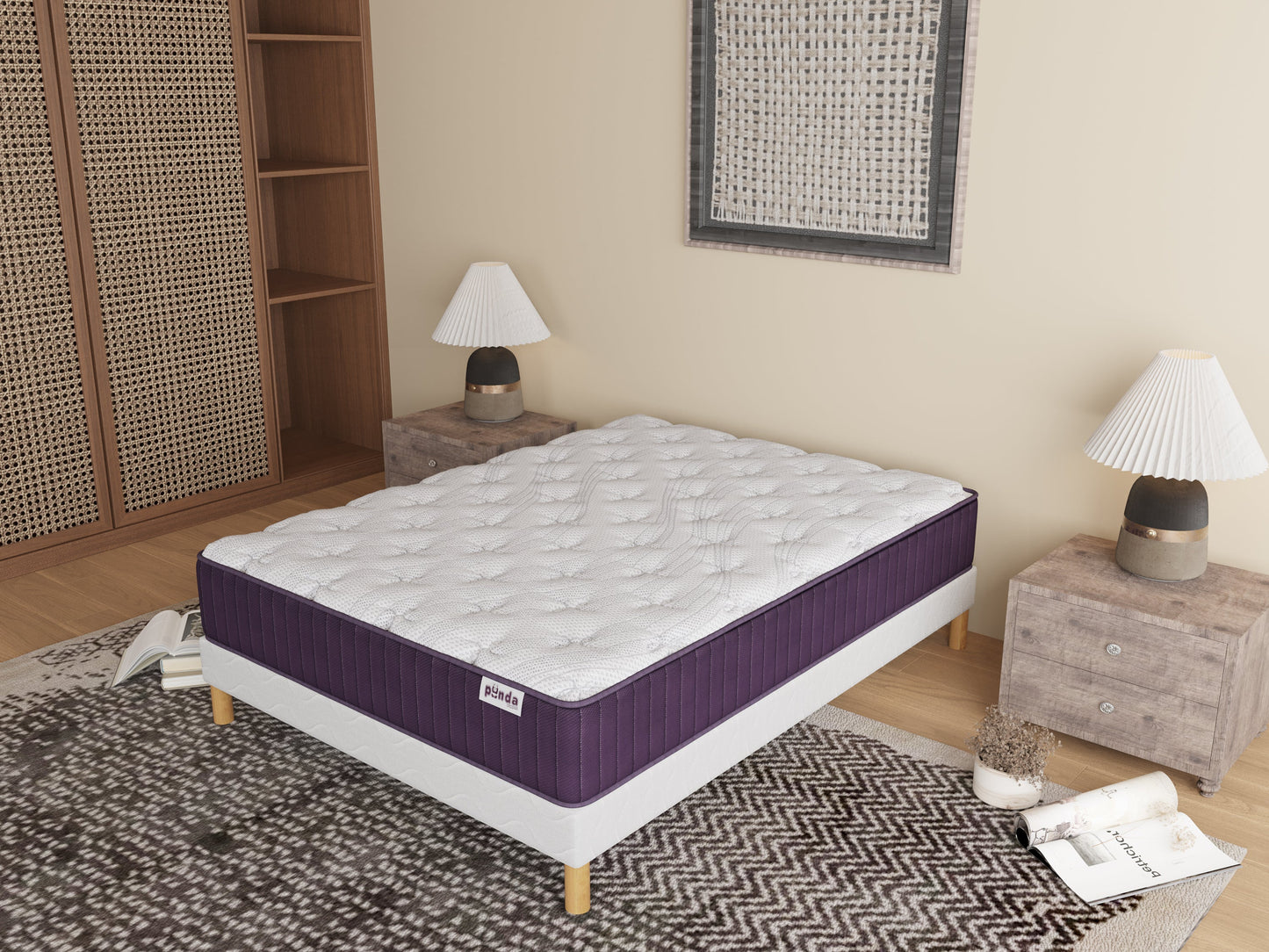Matelas PANDA PURPLE 32cm