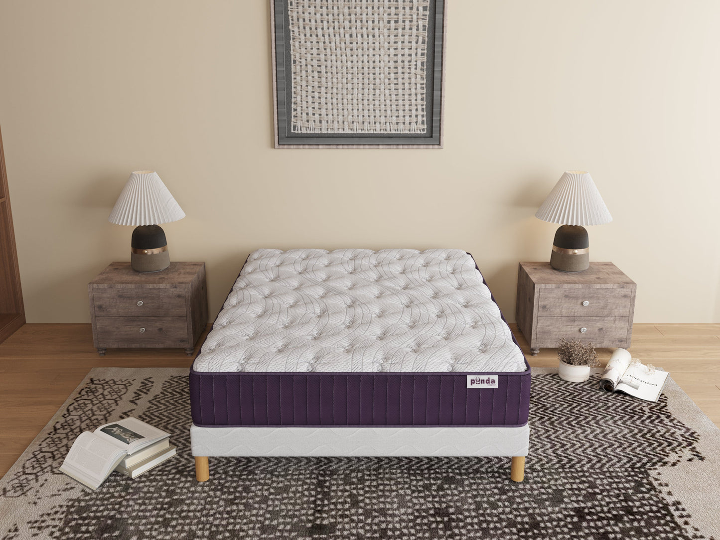 Matelas PANDA PURPLE 32cm