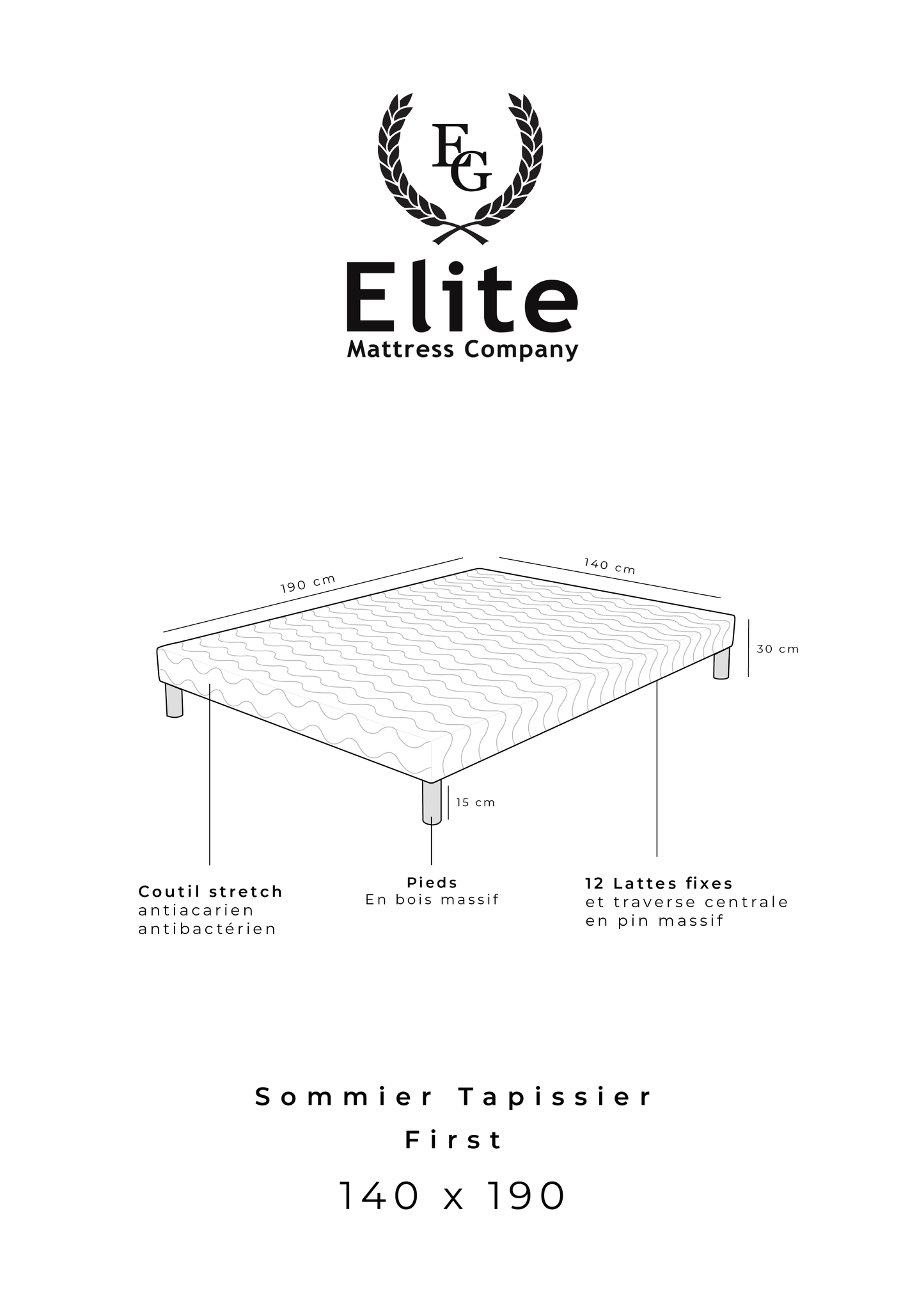 Sommier TAPISSIER FIRST
