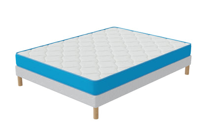 Ensemble FRESH MEMORY Sommier + Matelas 15cm