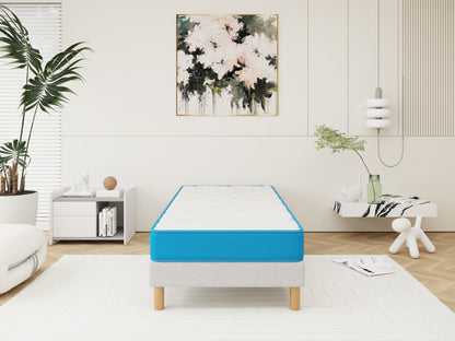 Ensemble FRESH MEMORY Sommier + Matelas 15cm