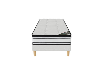 Ensemble GRAND CONFORT Sommier + Matelas Hauteur 22cm