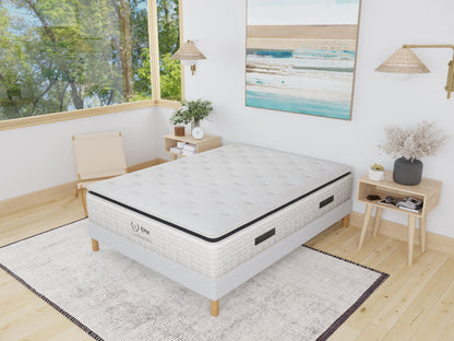 Ensemble sommier + matelas CACHEMIRE Hauteur 28cm